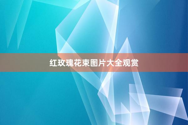 红玫瑰花束图片大全观赏